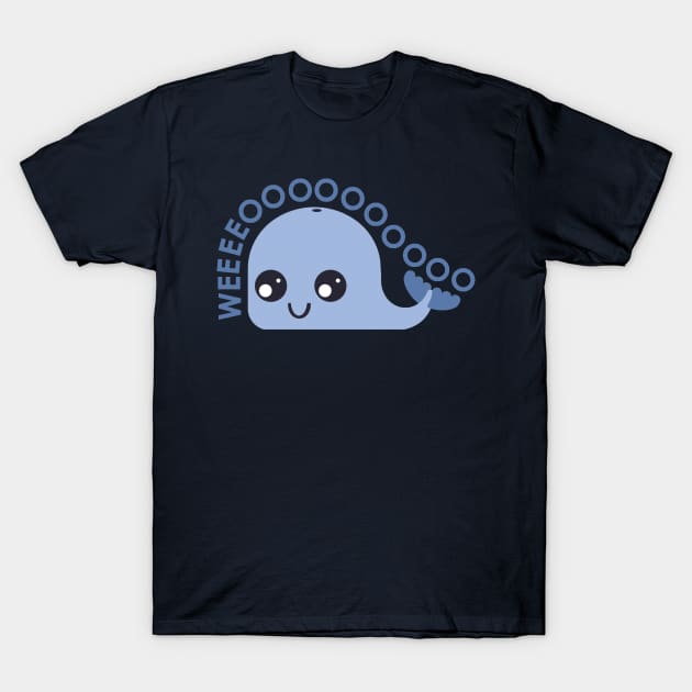 Happy Whale T-Shirt by Tealgamemaster